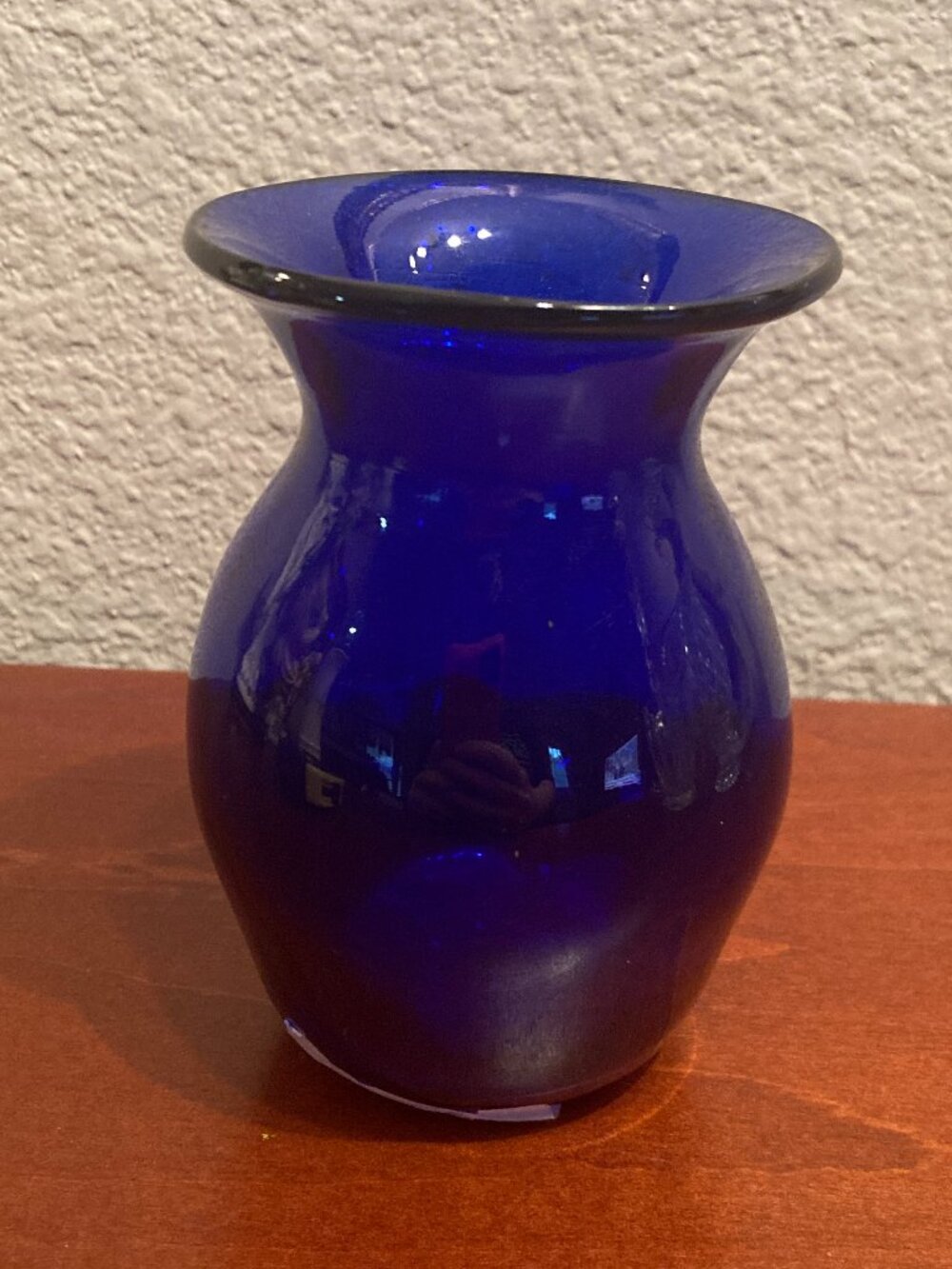 Bristol Blue Glass Vase (Bristol, England)